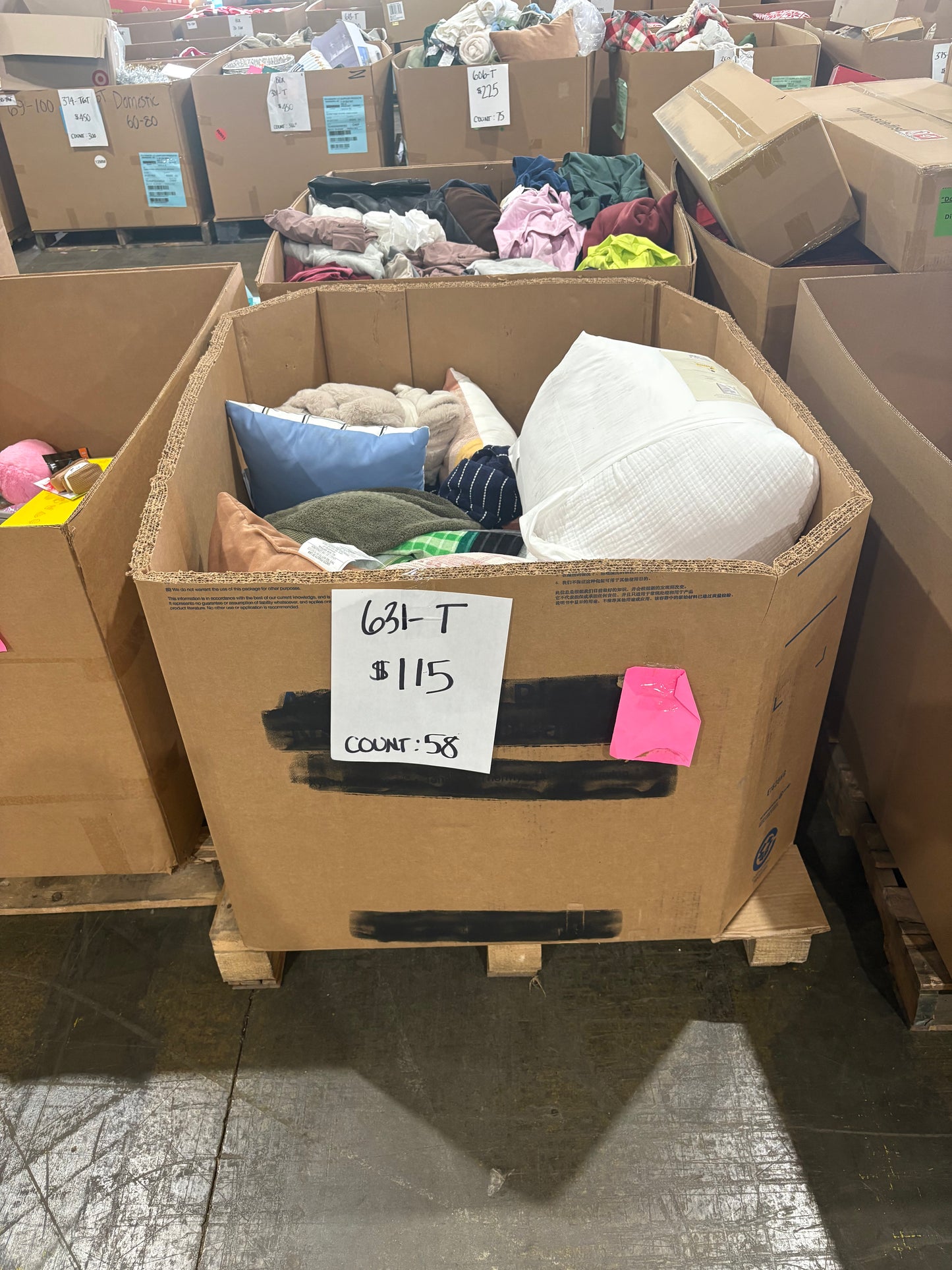 Home Textiles & Bedding Pallet - Count 58 (631-T)