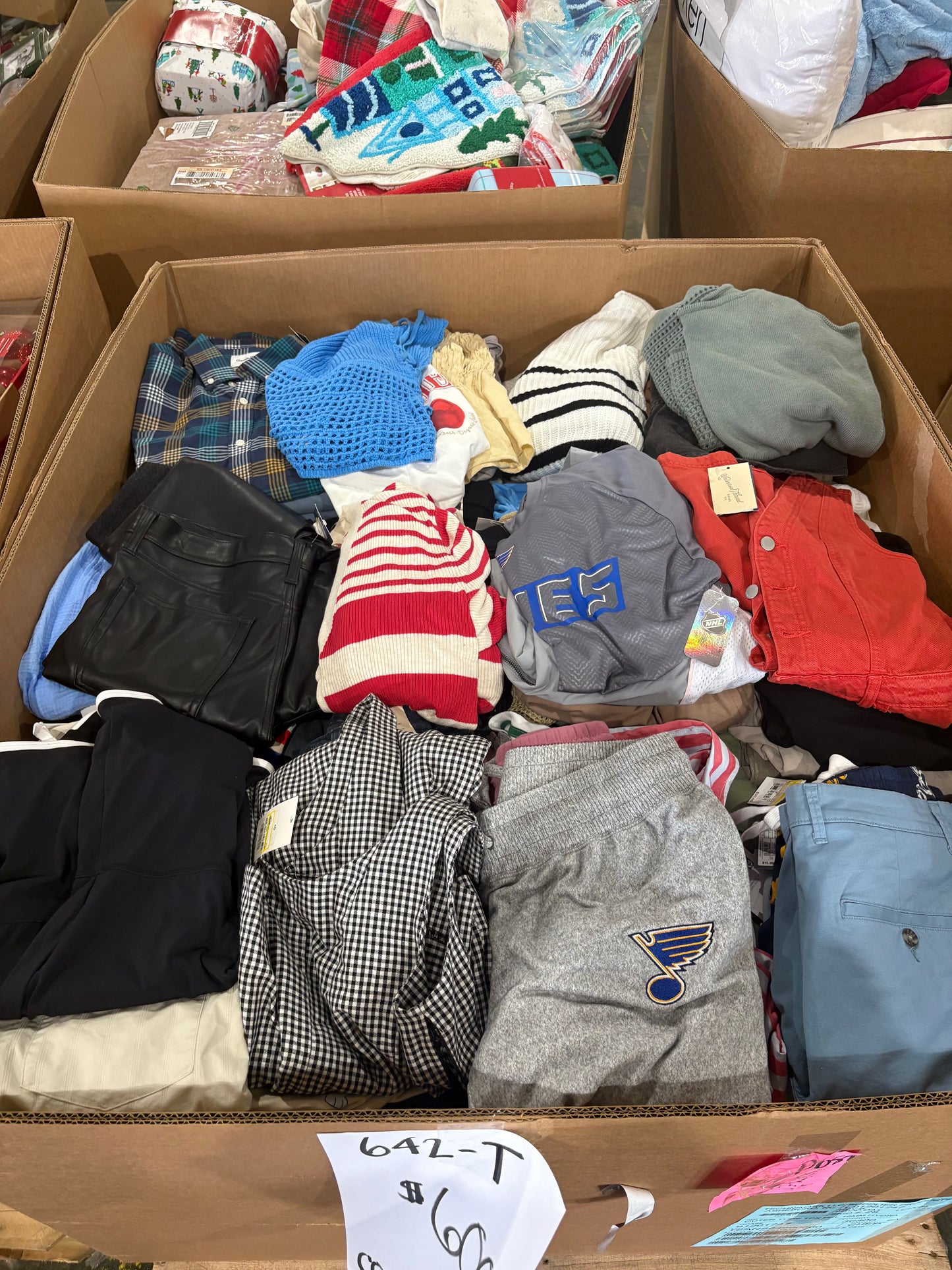 Mixed Brand-Name & Casual Apparel Pallet - Count 400 (642-T)