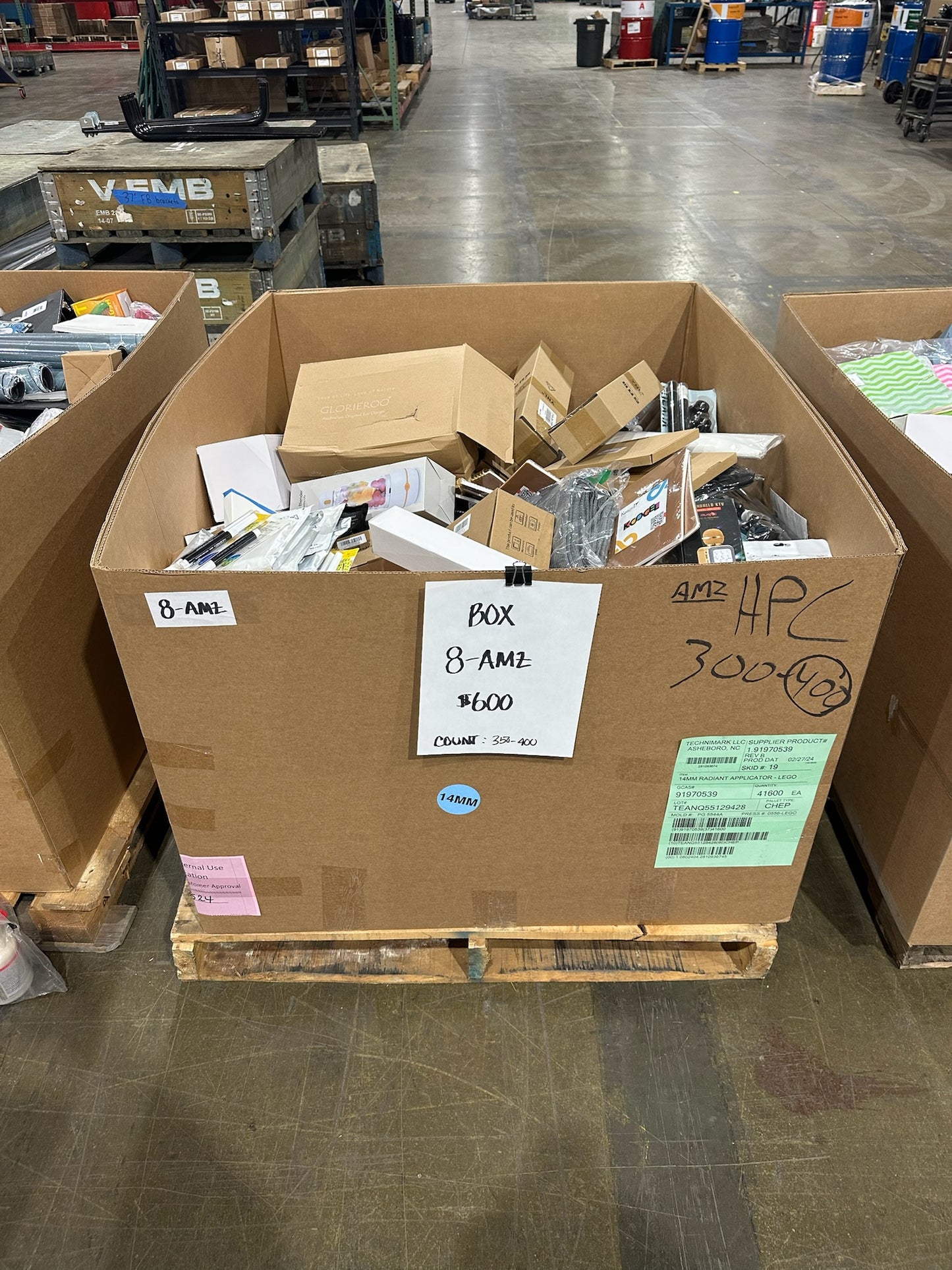 Amazon Liquidation Pallet - 400 Ct. (8-AMZ) HALF OFF SALE