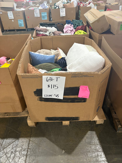 Home Textiles & Bedding Pallet - Count 58 (631-T)