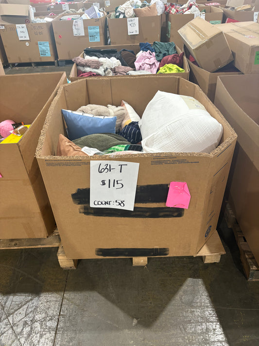 Home Textiles & Bedding Pallet - Count 58 (631-T)