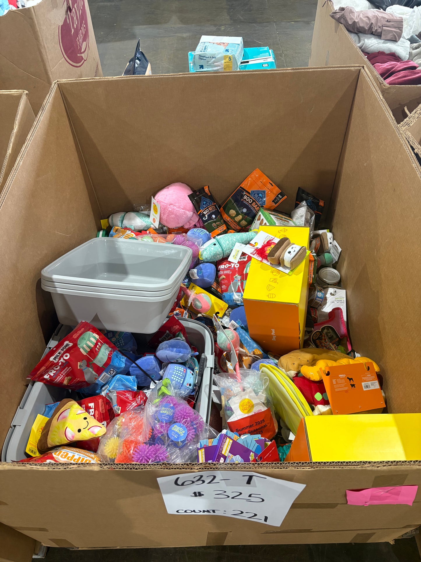 Mixed General Merchandise & Toys Pallet - Count 221 (632-T)