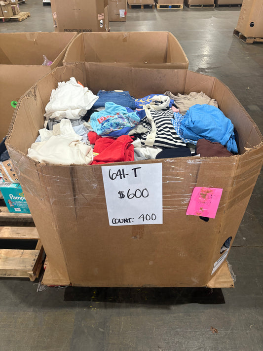 Mixed Apparel & Casualwear Pallet - Count 400 (641-T)
