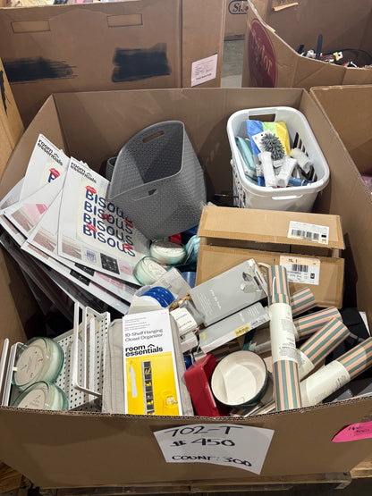 Home Organization & Cleaning Essentials Pallet – (702-T)