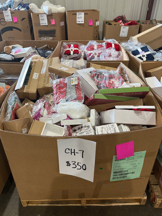 Holiday Textiles & Décor Pallet – CH-7