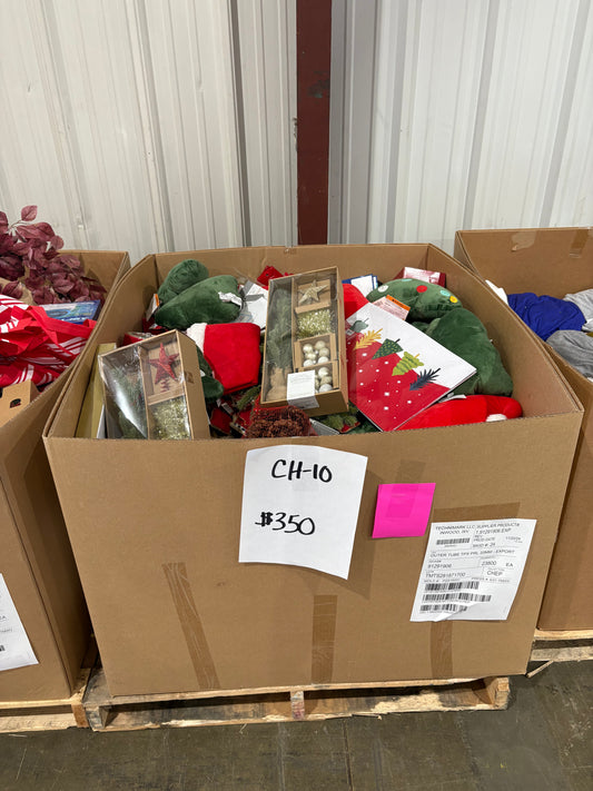 Plush Tree Decor & Holiday Accent Pallet – CH-10
