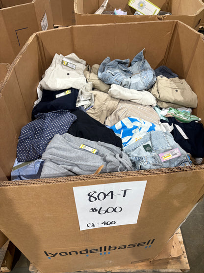 👖 Men's Casual & Outdoor Apparel Pallet – Count 400 | Clothing & Apparel 804-T