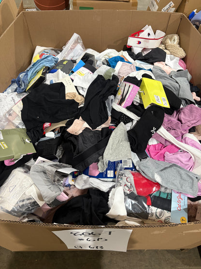 🧦 Intimates, Socks & Undergarment Pallet – Count 673 | Health & Beauty 806-T