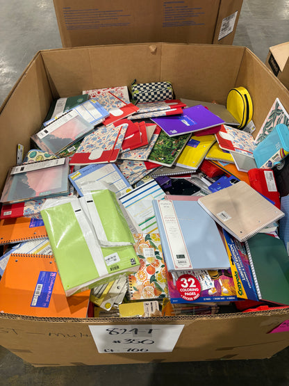 Mixed School & Office Supplies Pallet – Count 700 | General Merchandise 824-T