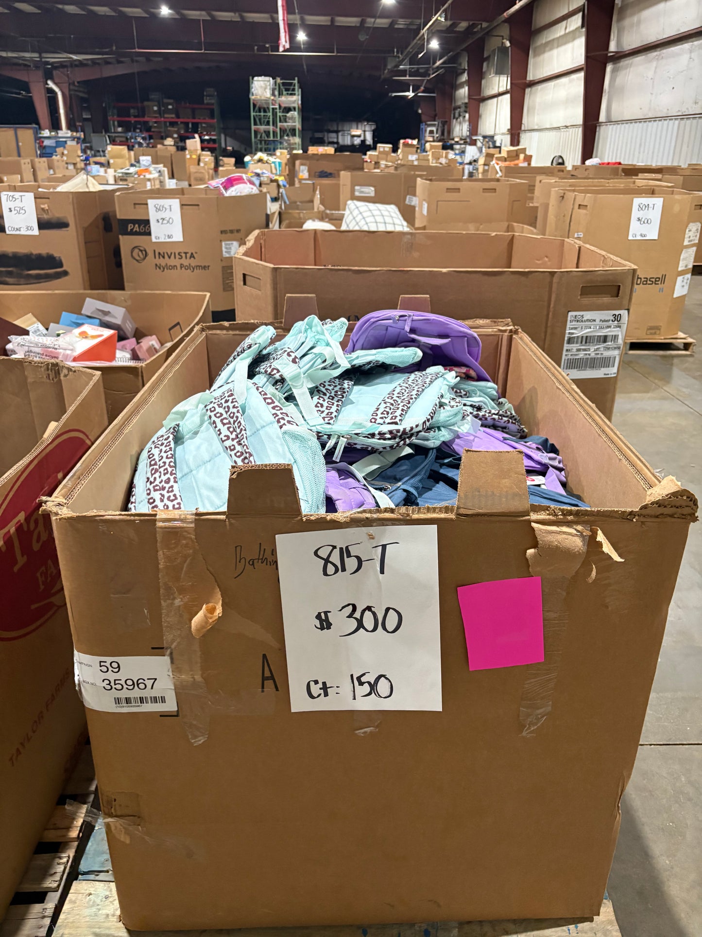 Assorted Youth & School Backpacks Pallet – Count 150 | General Merchandise 815-T