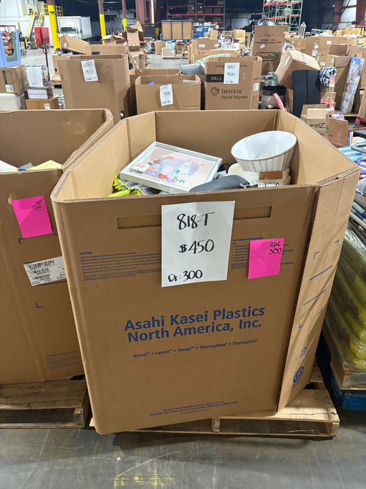 Mixed Home Décor & Small Goods Pallet – Count 300 | General Merchandise 818-T