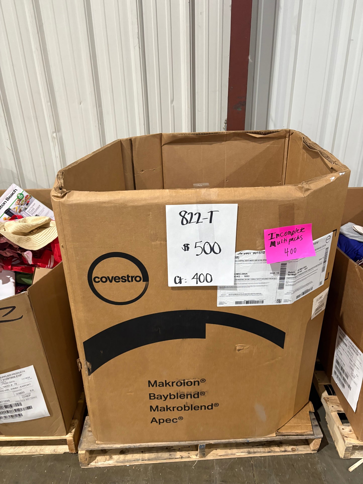 Mixed Underwear, Socks & Intimates Pallet – Count 400 | Health & Beauty 822-T