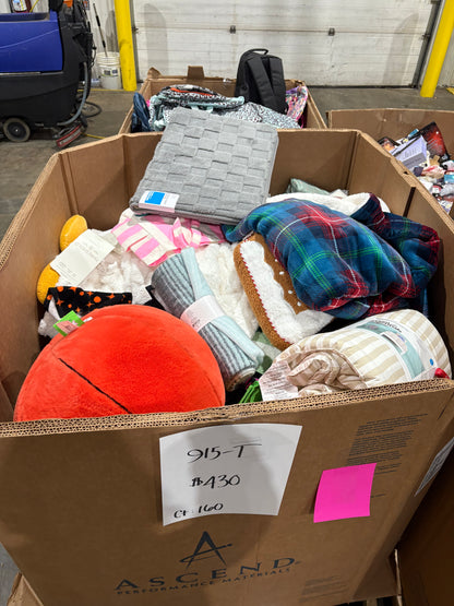 Home Essentials & Textiles Pallet 915-T