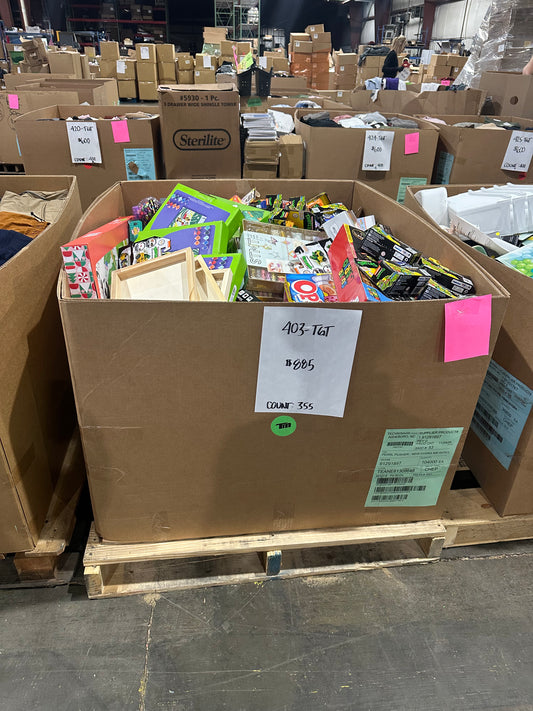 Toys & Games Pallet (403-TGT)– 355 Count