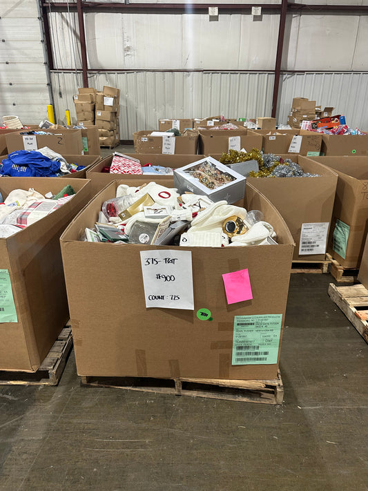 Holiday Stockings & Personalized Ornaments Pallet - (375-TGT)