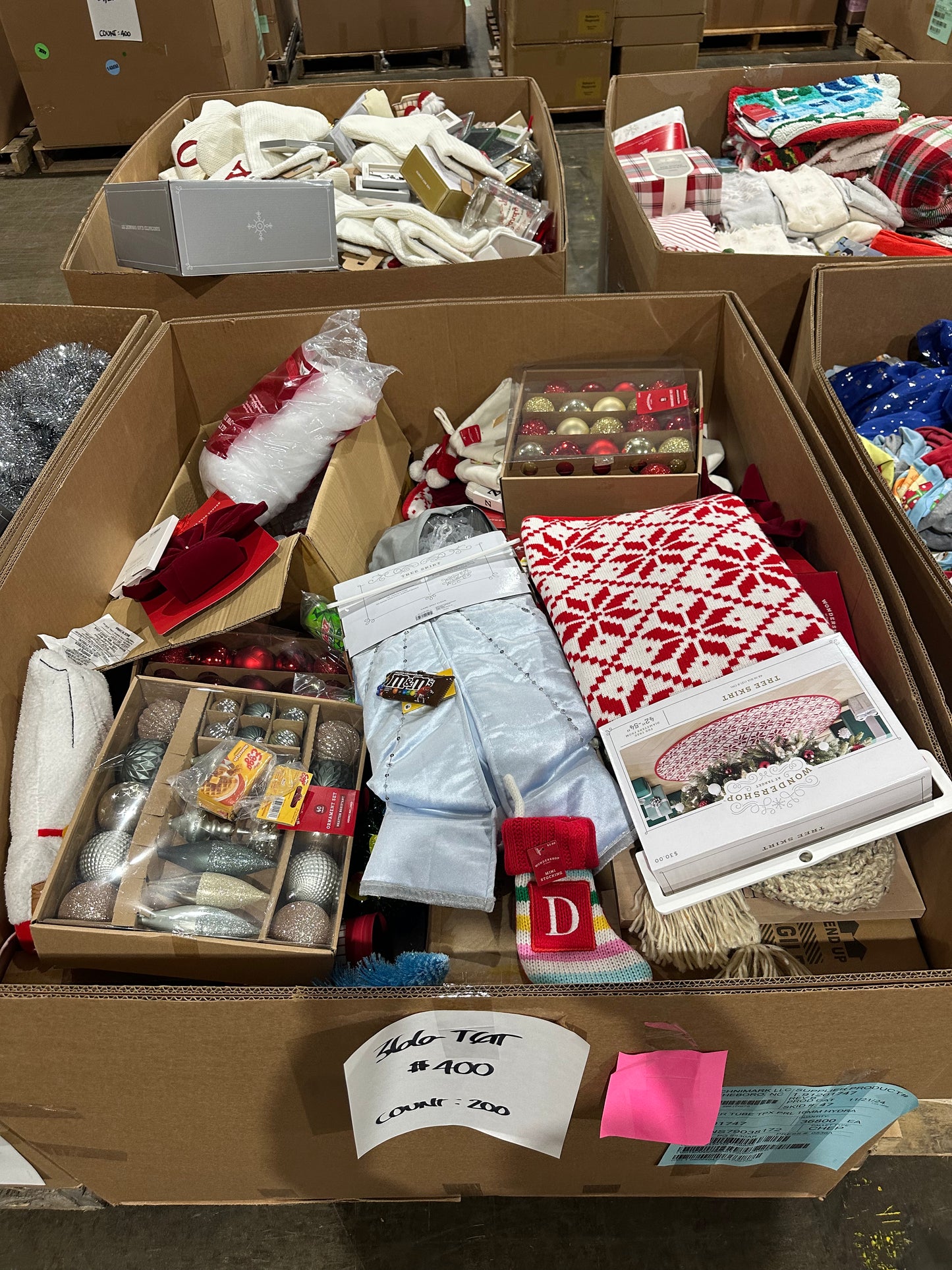 Holiday Ornaments, Decor & Apparel Pallet - (366-TGT)