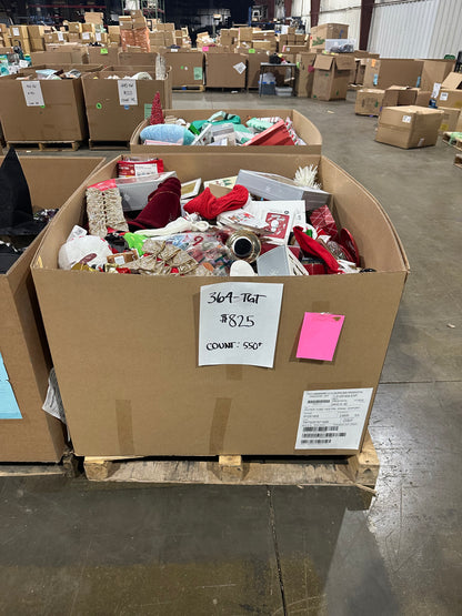 Holiday Decor & Giftware Pallet - (364-TGT)
