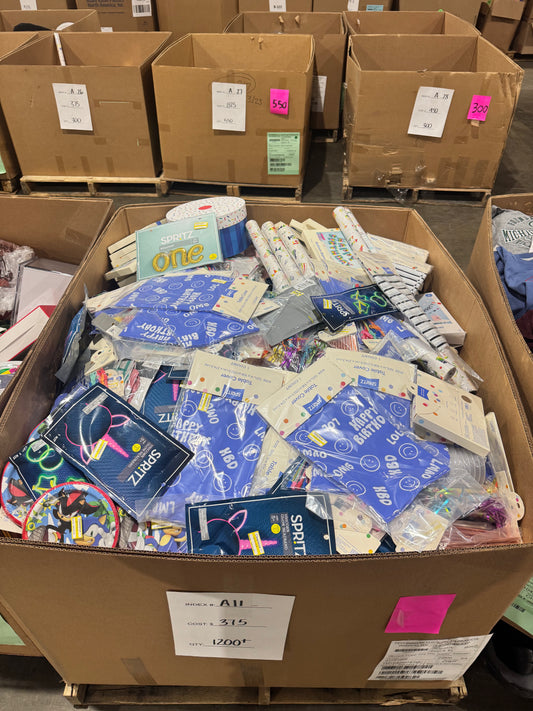 Party Supplies & Celebration Merchandise Pallet A-11