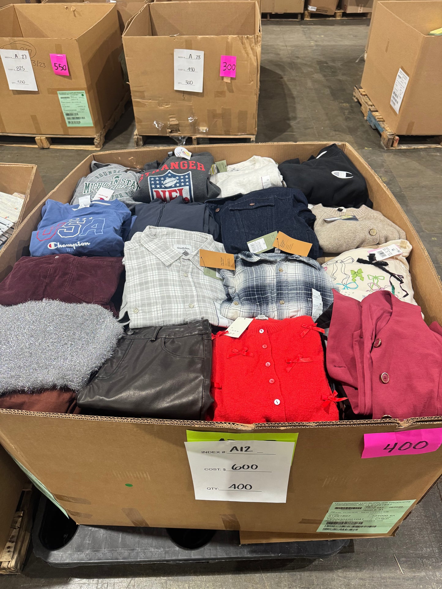 Mixed Apparel & Clothing Pallet A-12