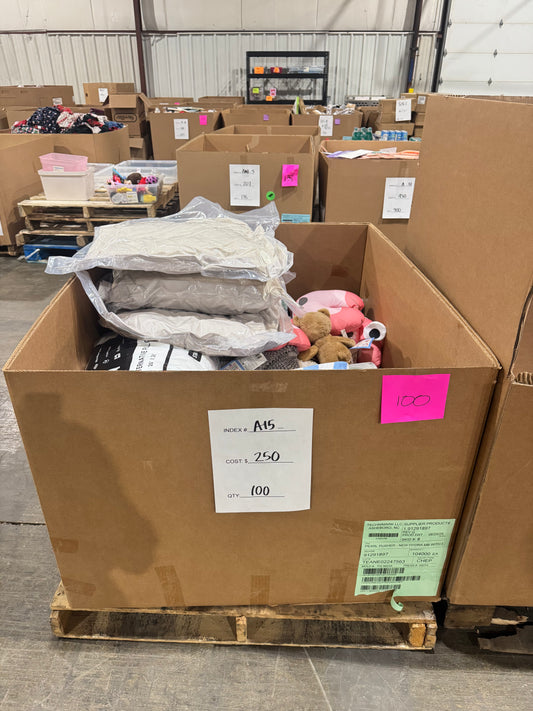Mixed Home Goods & Bedding Pallet- A-15