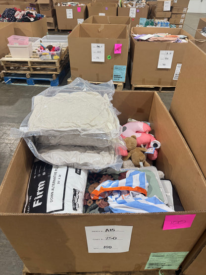 Mixed Home Goods & Bedding Pallet- A-15