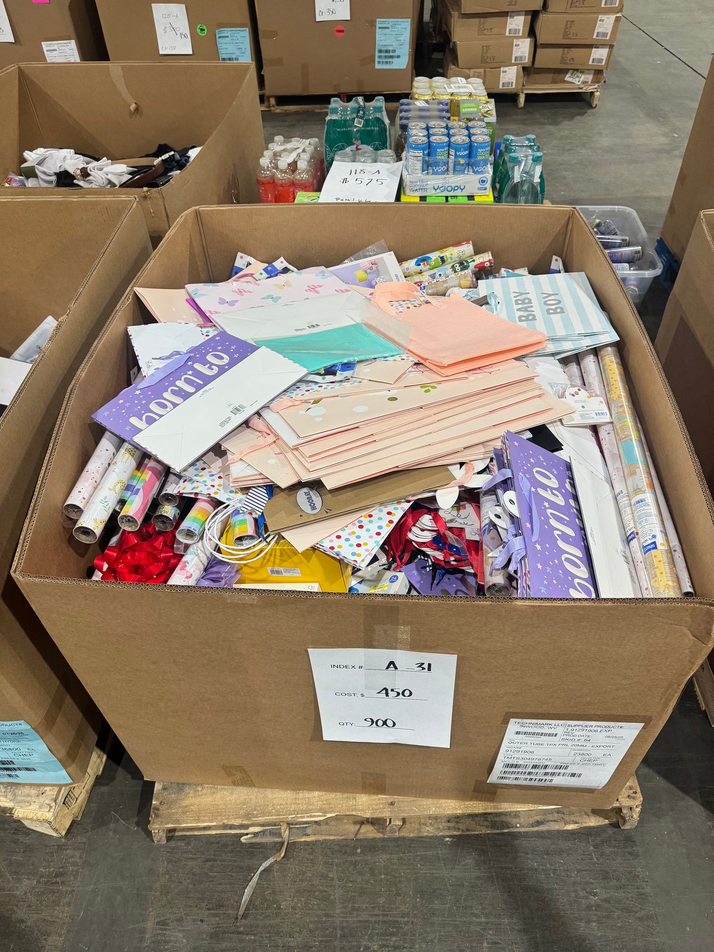 Mixed Party Supplies, Gift Bags & Celebration Merchandise Pallet A-31