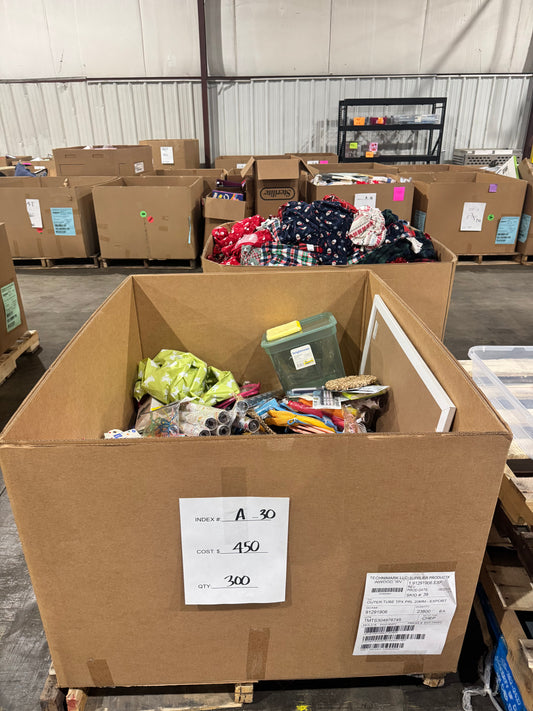 Mixed Party Supplies & Household Merchandise Pallet A-30
