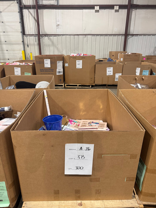 Mixed Party Supplies, Gift Bags & Craft Merchandise Pallet A-26