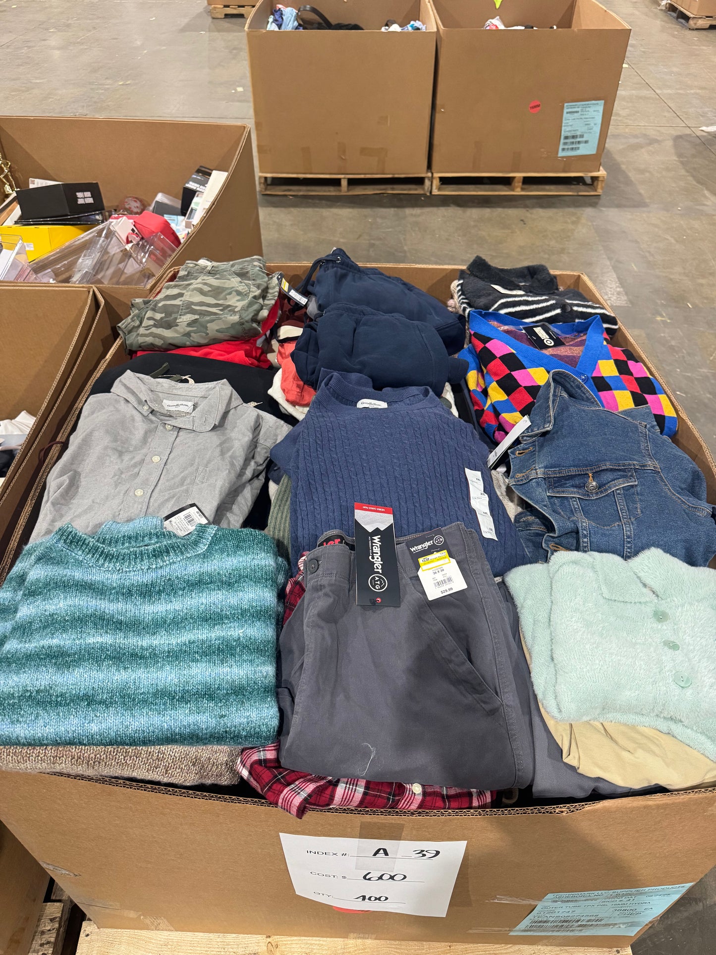 Mixed Winter Apparel & Fashion Clothing Pallet A-39