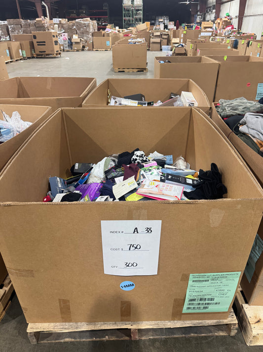 Mixed Socks, Shapewear & Apparel Accessories Pallet A-38