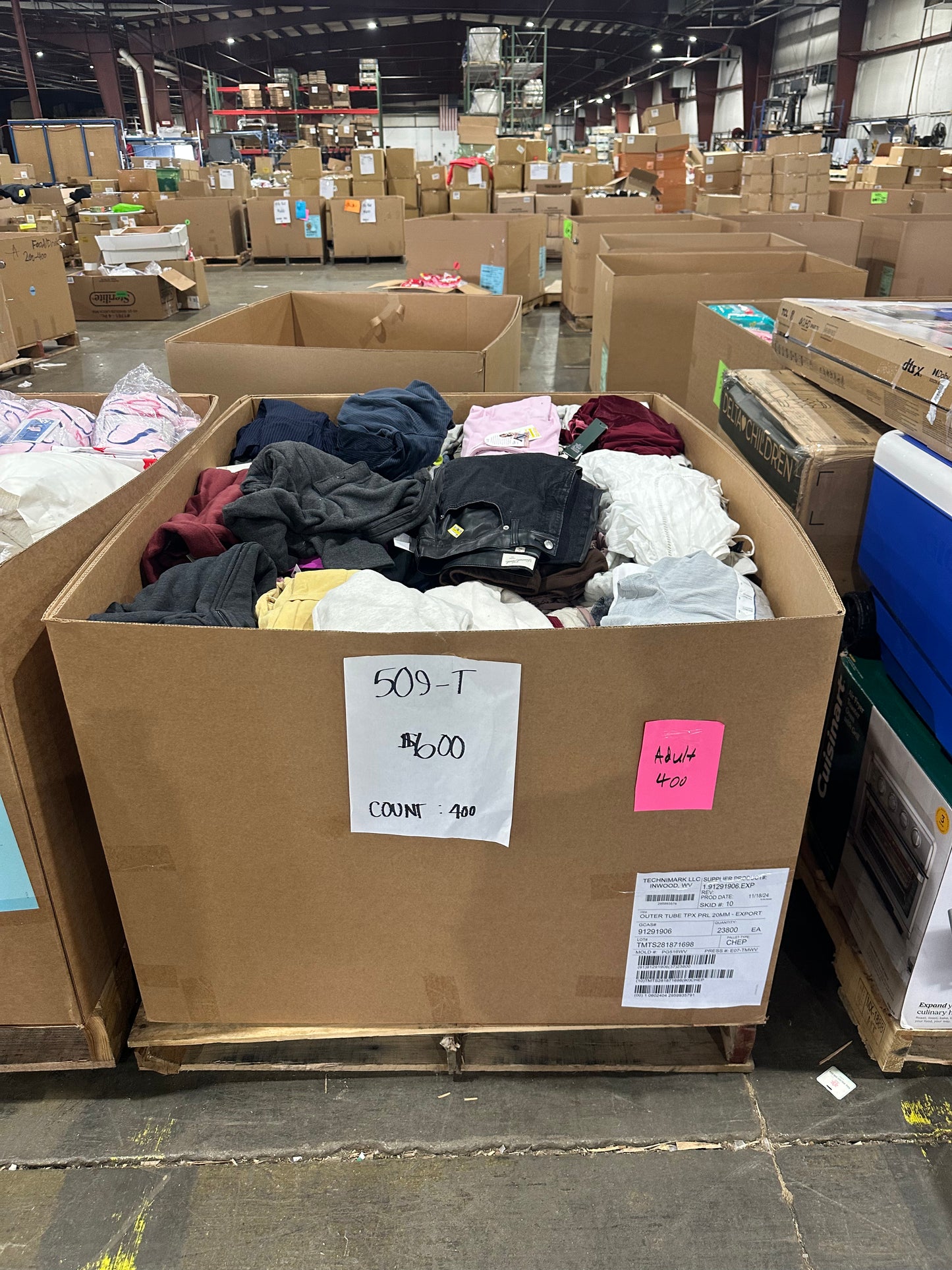 Mixed Casual Apparel Pallet (509-T)