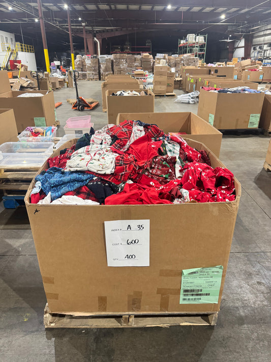 Mixed Holiday & Christmas Apparel Pallet A-35