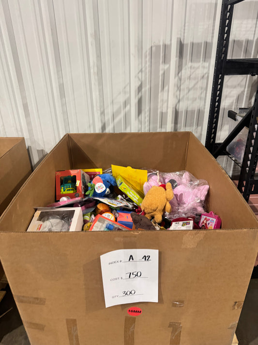 Mixed Toys, Plush & Kids Merchandise Pallet A-42