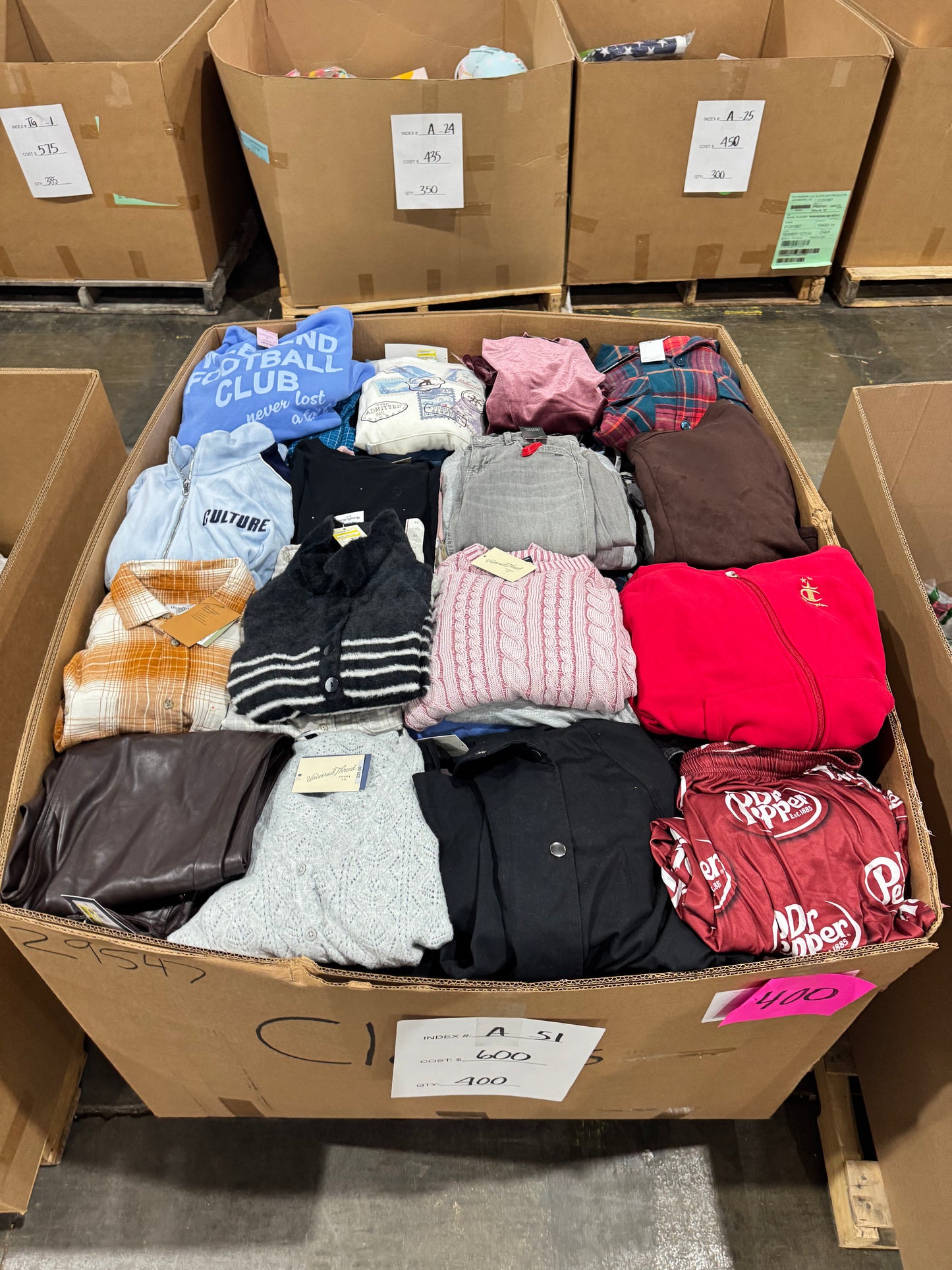 Mixed Clothing & Apparel Pallet- A-51