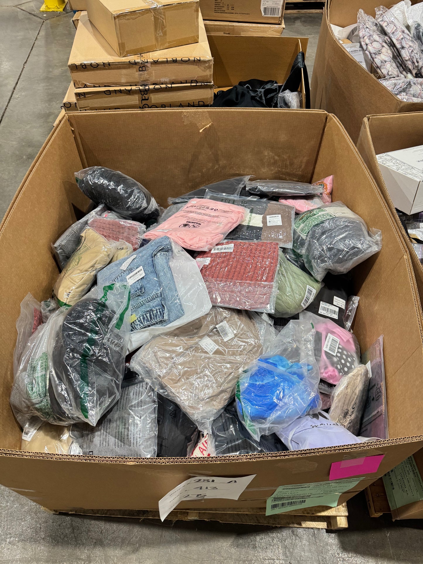Mixed Clothing & Apparel Pallet – 281-A