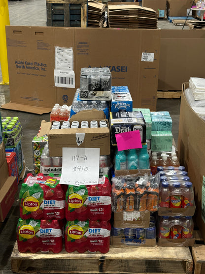 Mixed Beverage & Energy Drinks Pallet – 117-A