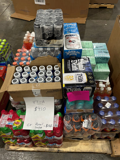 Mixed Beverage & Energy Drinks Pallet – 117-A