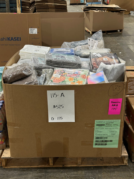 Home Textiles & Bedding Essentials Pallet – 115-A