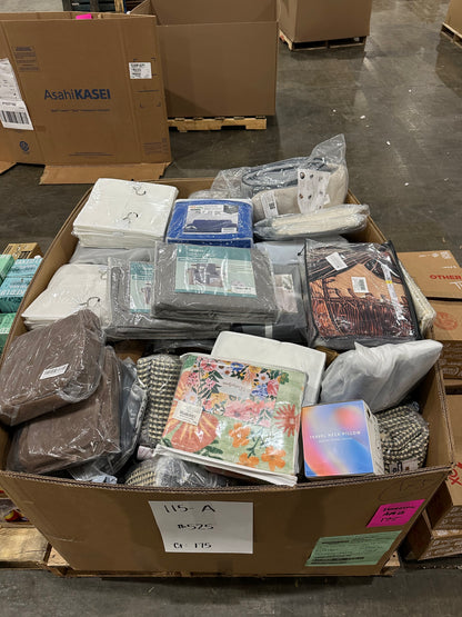 Home Textiles & Bedding Essentials Pallet – 115-A