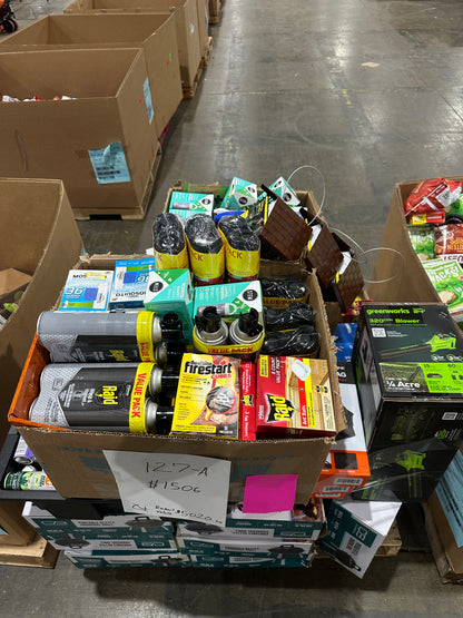 Lawn & Garden / Outdoor Essentials Pallet – Charcoal Grills, Fuel, Tools – 127-A