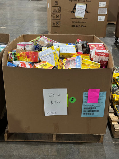 Perishable Goods Pallet – Honey Stinger, Snacks, & Beverages – 125-A