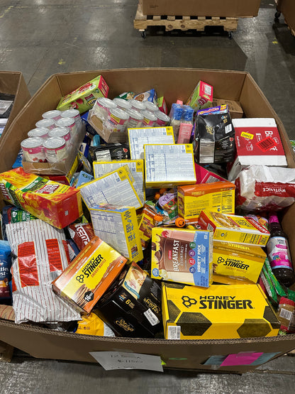 Perishable Goods Pallet – Honey Stinger, Snacks, & Beverages – 125-A