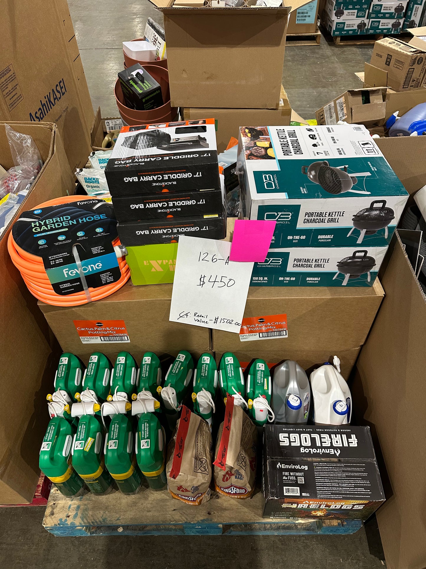 Lawn & Garden / Home Essentials Pallet – Mixed Items – 126-A