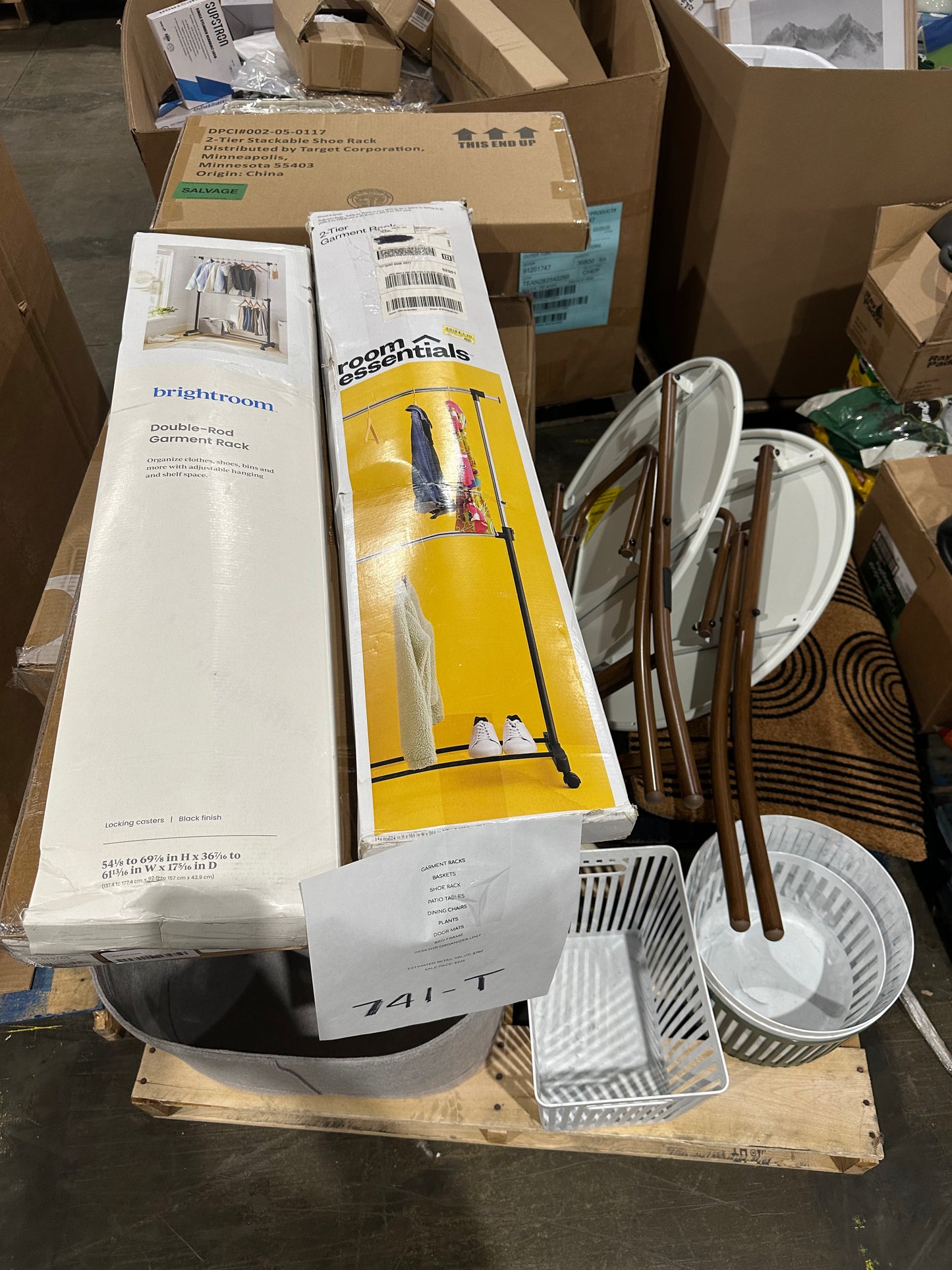 Home Organization & Furniture Essentials Pallet - 741-T