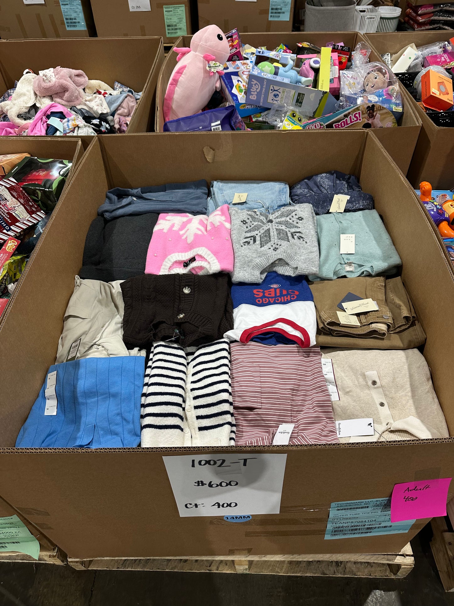 Adult Apparel Pallet – 1002-T