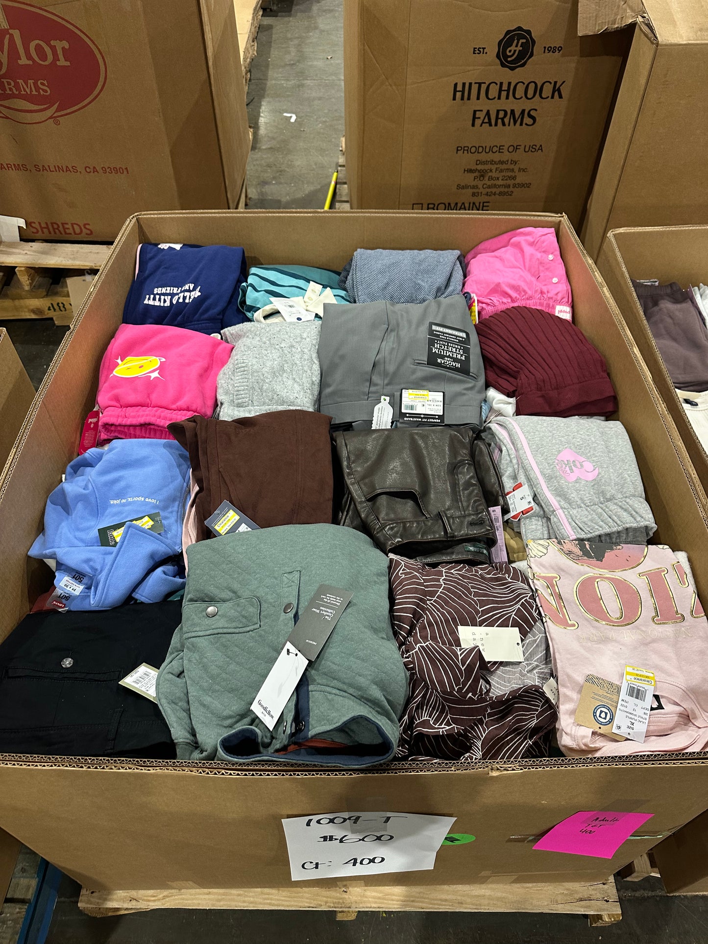 Tagged Apparel Pallet – 1009-T