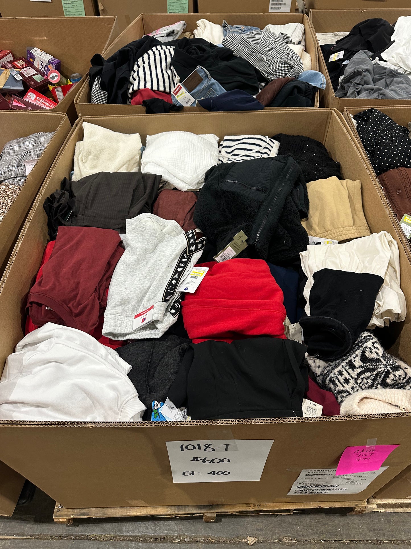 Mixed Adult Apparel Pallet – 1018-T