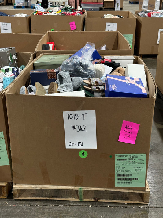 Mixed Footwear Pallet – 1019-T