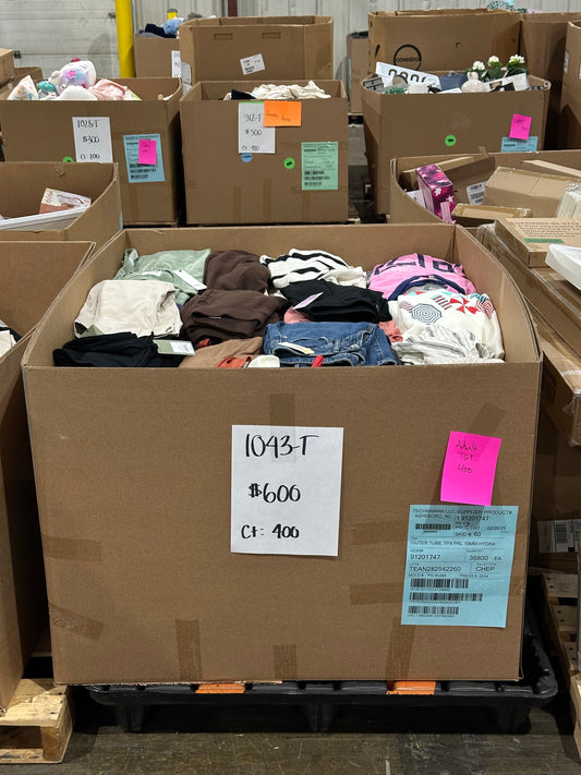 Adult Apparel Pallet – Assorted Styles – 1043-T