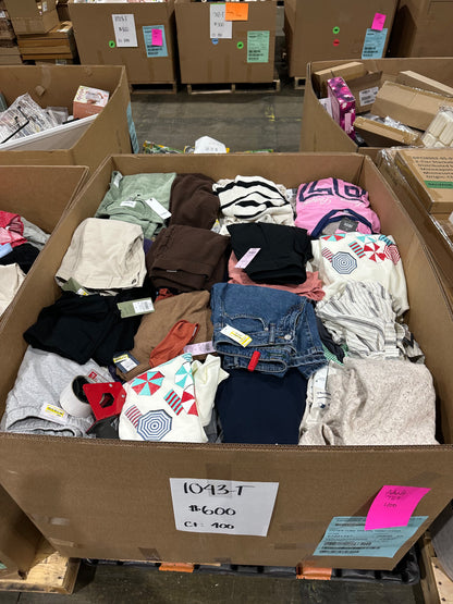 Adult Apparel Pallet – Assorted Styles – 1043-T